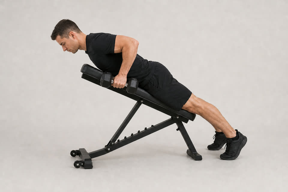 Chest-supported row