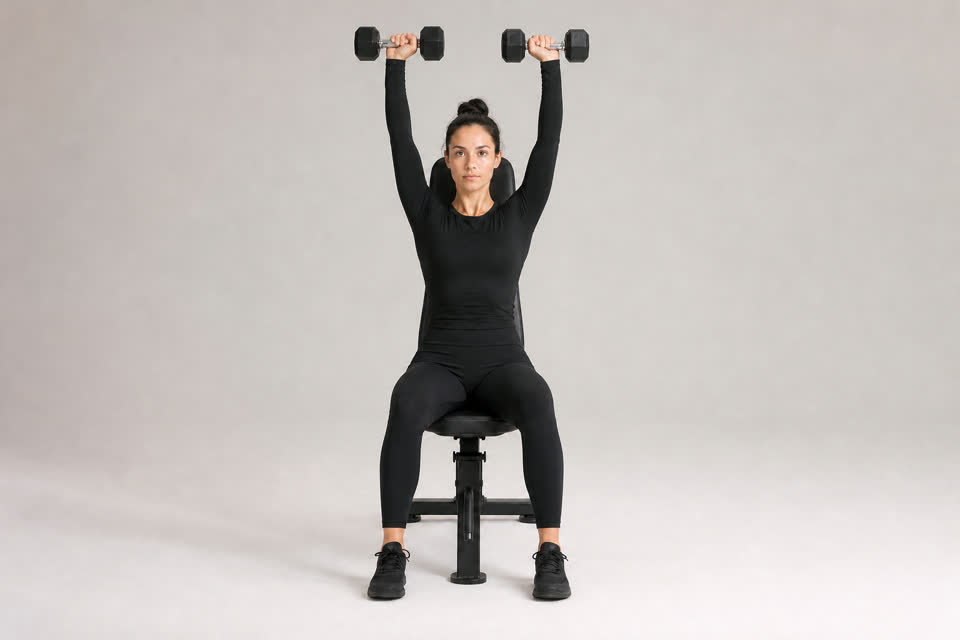 Seated shoulder press